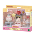 SYLVANIAN PARTY TIME PLAYSET - TUXEDO CAT GIRL