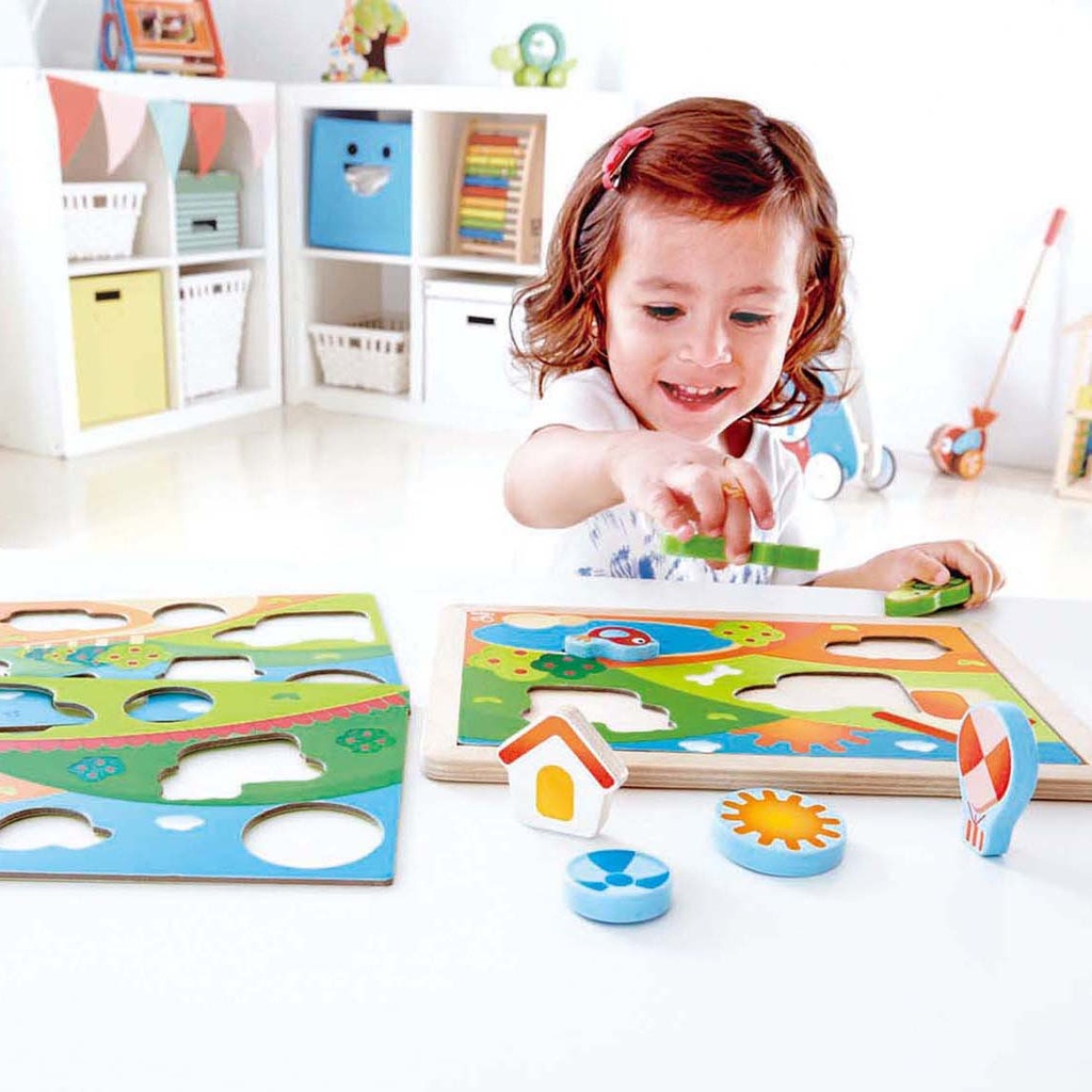 HAPE PEPE & FRIENDS ΞΥΛ.ΠΑΖΛ 3 ΣΕ 1 SUNNY VALLEY