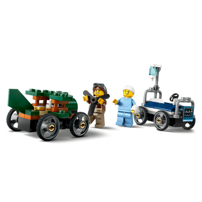 LEGO CITY - AIRPLANE VS. HOSPITAL BED RACE CAR PACK
