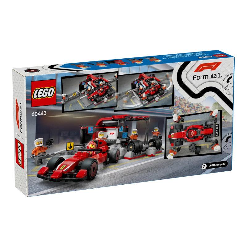 LEGO CITY - F1® PIT STOP & PIT CREW WITH FERRARI CAR