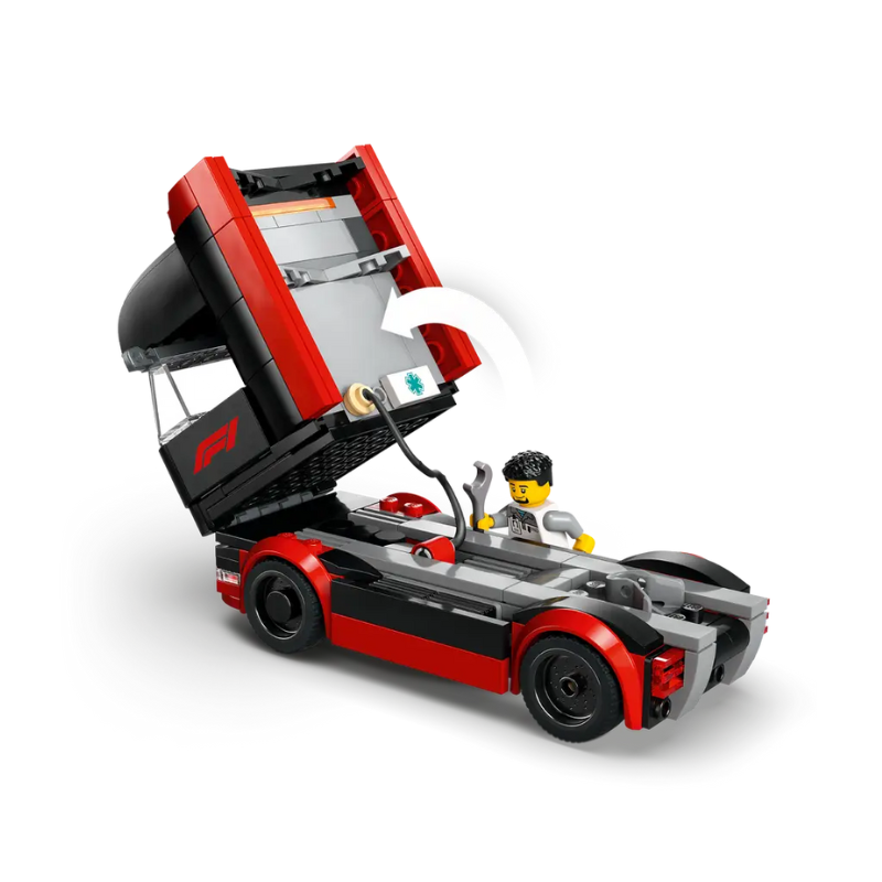 LEGO CITY - F1® TRUCK WITH RB20 & AMR24 F1® CARS