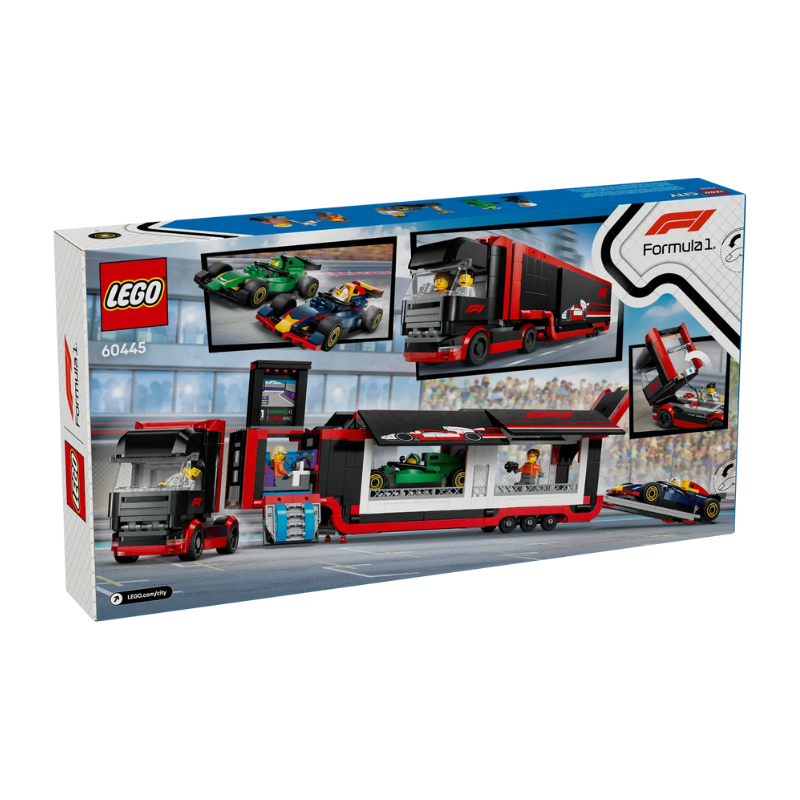 LEGO CITY - F1® TRUCK WITH RB20 & AMR24 F1® CARS