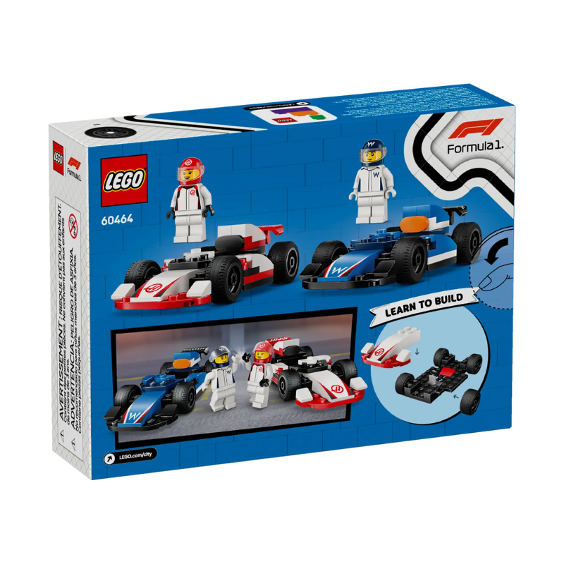 LEGO CITY - F1® WILLIAMS RACING & HAAS F1® RACE CARS