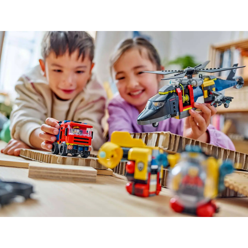 LEGO CITY - HELICOPTER, FIRE TRUCK & SUBMARINE REMIX