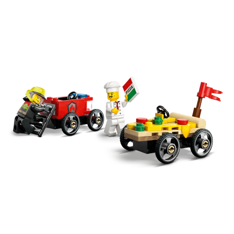LEGO CITY - PIZZA VS. FIRE TRUCK RACE CAR PACK