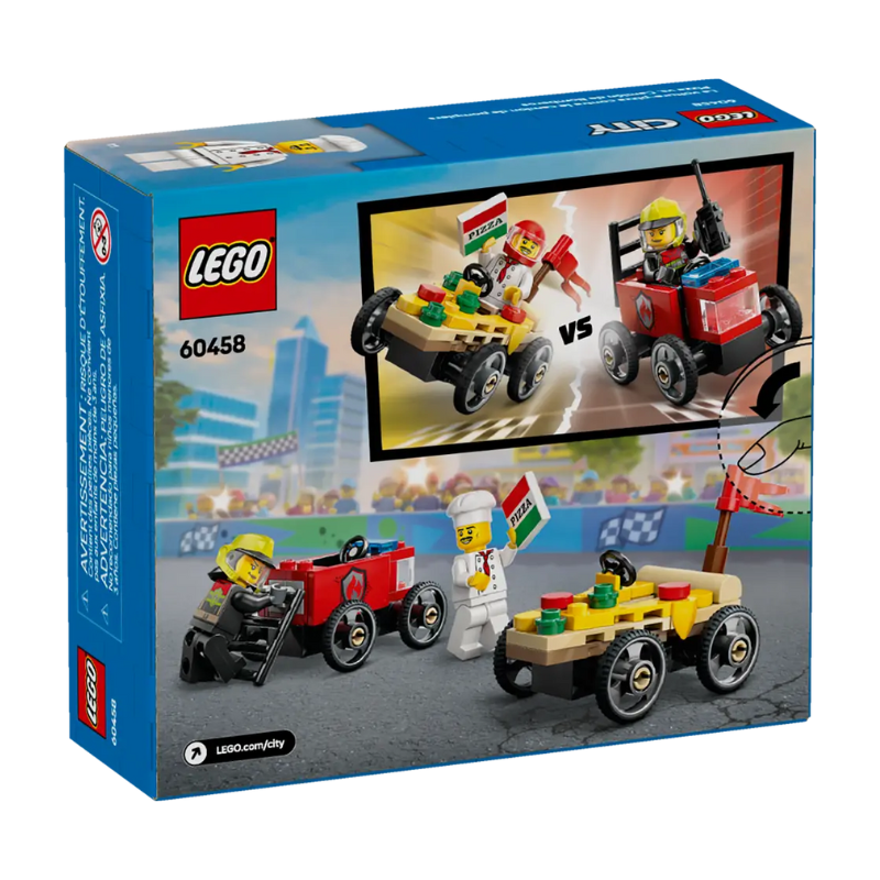 LEGO CITY - PIZZA VS. FIRE TRUCK RACE CAR PACK