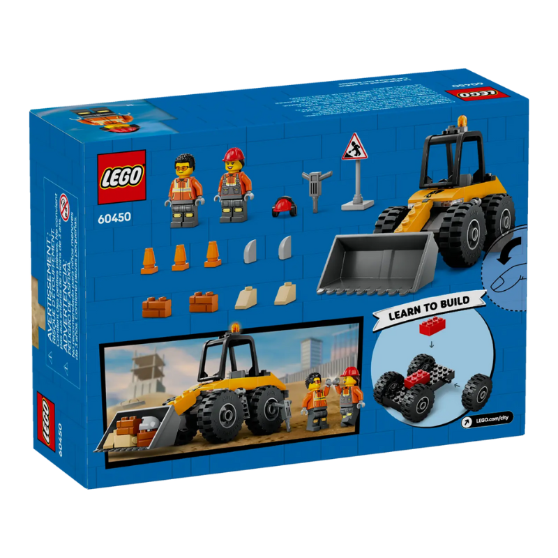 LEGO CITY - YELLOW CONSTRUCTION WHEEL LOADER
