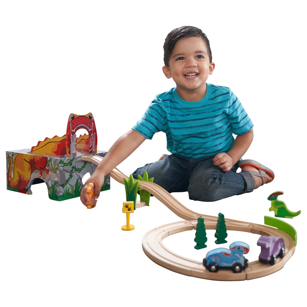 KIDKRAFT ADVENTURE TRACKS DINO WORLD T-REX TREMOR CAVE (10508)