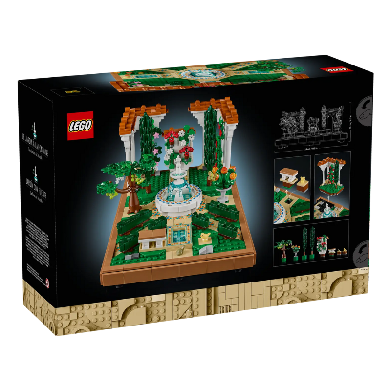 LEGO ICONS - FOUNTAIN GARDEN