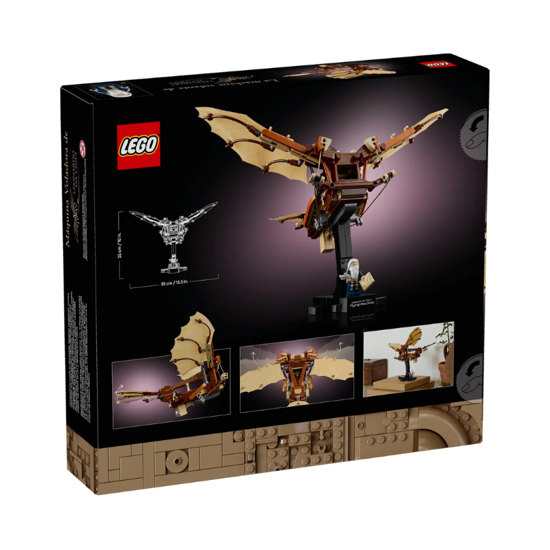 LEGO ICONS - LEONARDO DA VINCI'S FLYING MACHINE