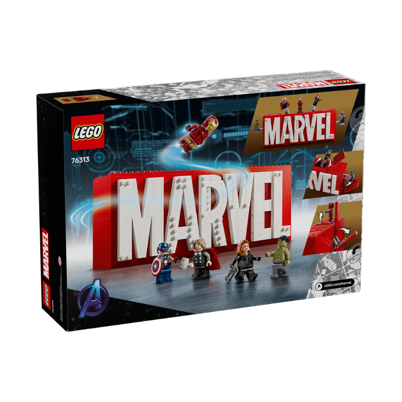 LEGO MARVEL - MARVEL LOGO & MINIFIGURES