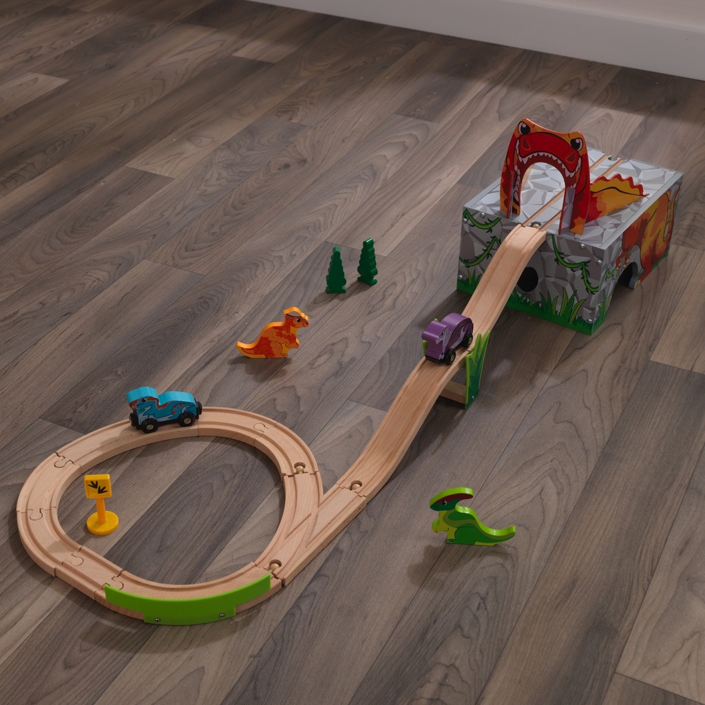 KIDKRAFT ADVENTURE TRACKS DINO WORLD T-REX TREMOR CAVE (10508)