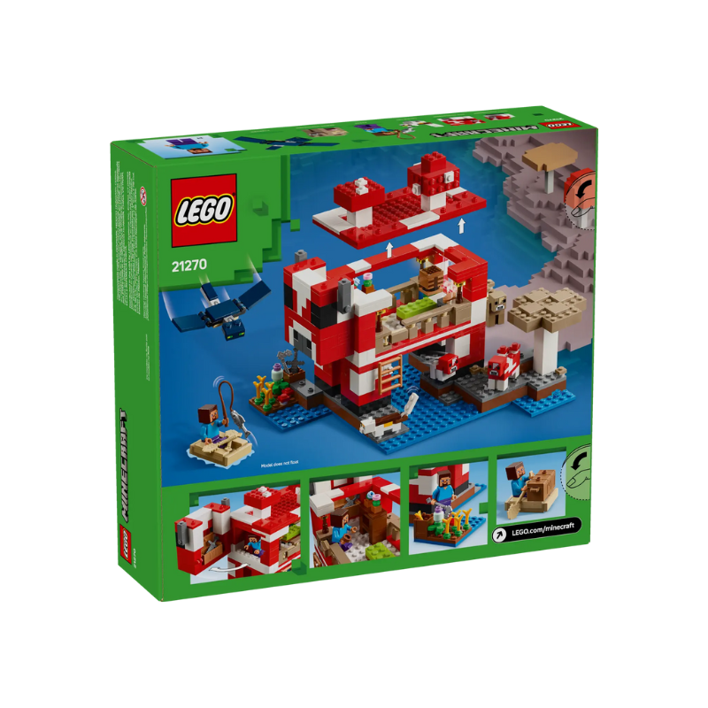 LEGO MINECRAFT - THE MOOSHROOM HOUSE
