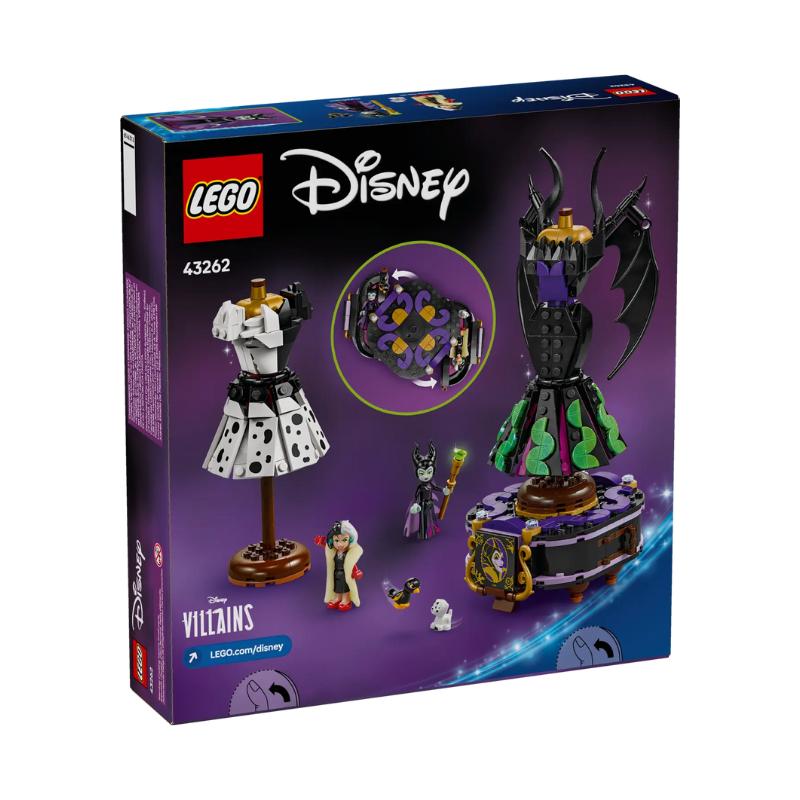 LEGO DISNEY - MALEFICENT'S AND CRUELLA DE VIL'S DRESSES