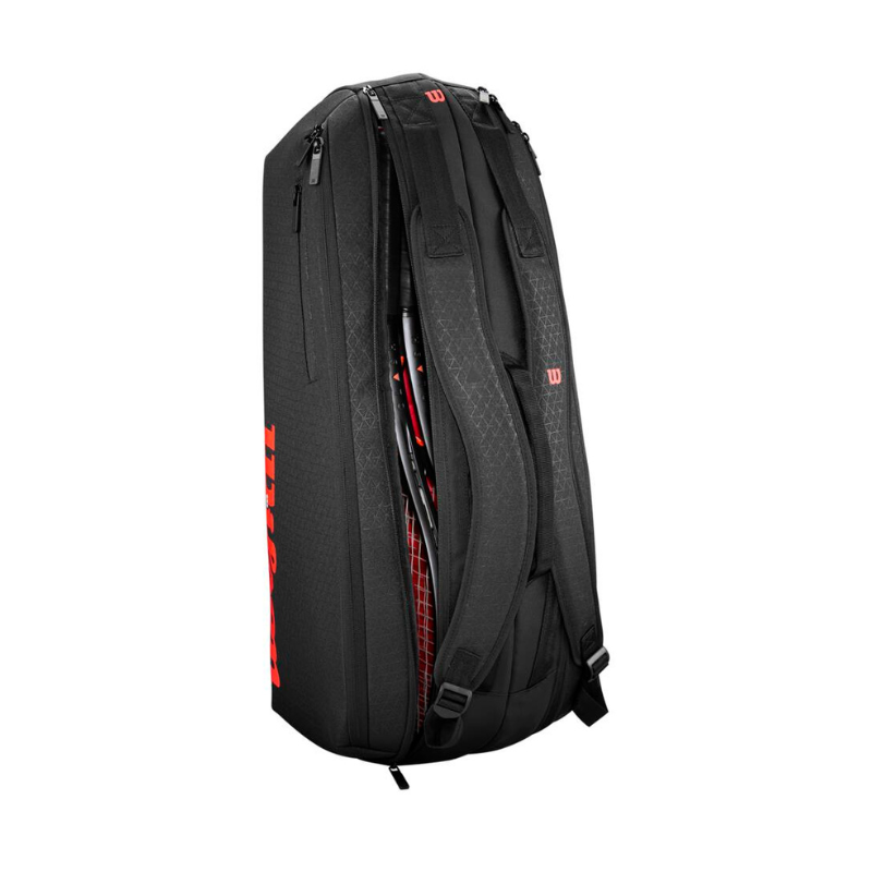 CLASH V3 6PK RACQUET BAG BLACK/Infrared