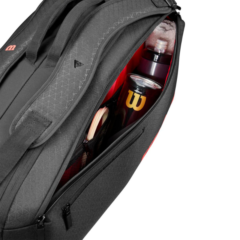 CLASH V3 6PK RACQUET BAG BLACK/Infrared