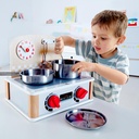 HAPE PLAYFULLY DELICIOUS ΞΥΛ.ΚΟΥΖΙΝΑ & GRILL SET 2 IN 1