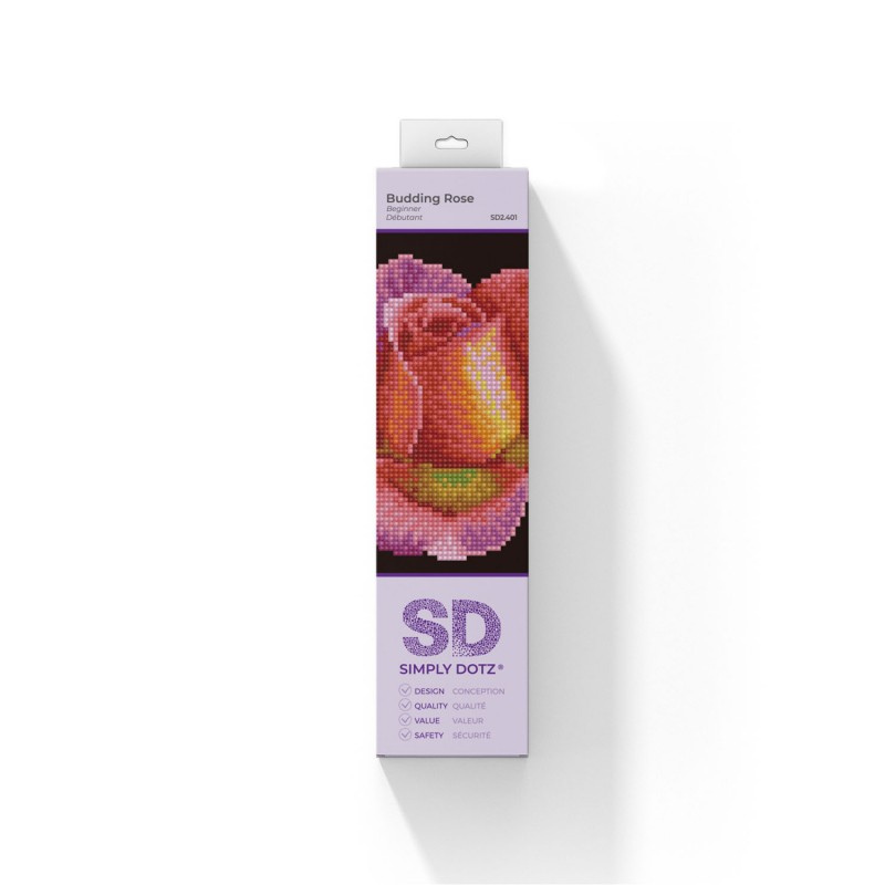 DIAMOND DOTZ BUDDING ROSE