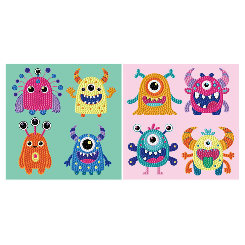 DIAMOND DOTZ DOTZIES BY NUMBER TINY MONSTERS 2