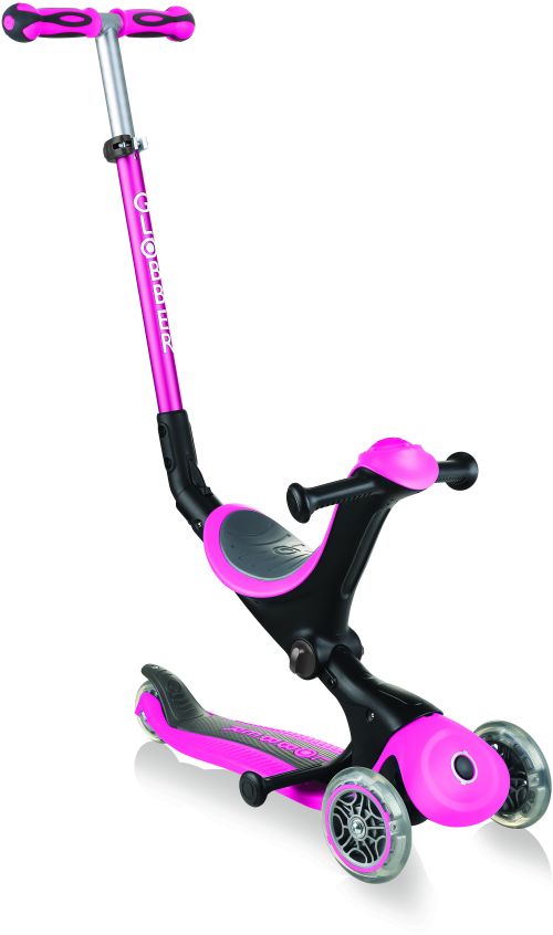 GLOBBER SCOOTER GO.UP DELUXE DEEP PINK