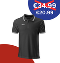 M TEAM II COTTON POLO BK