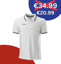 M TEAM II COTTON POLO WH