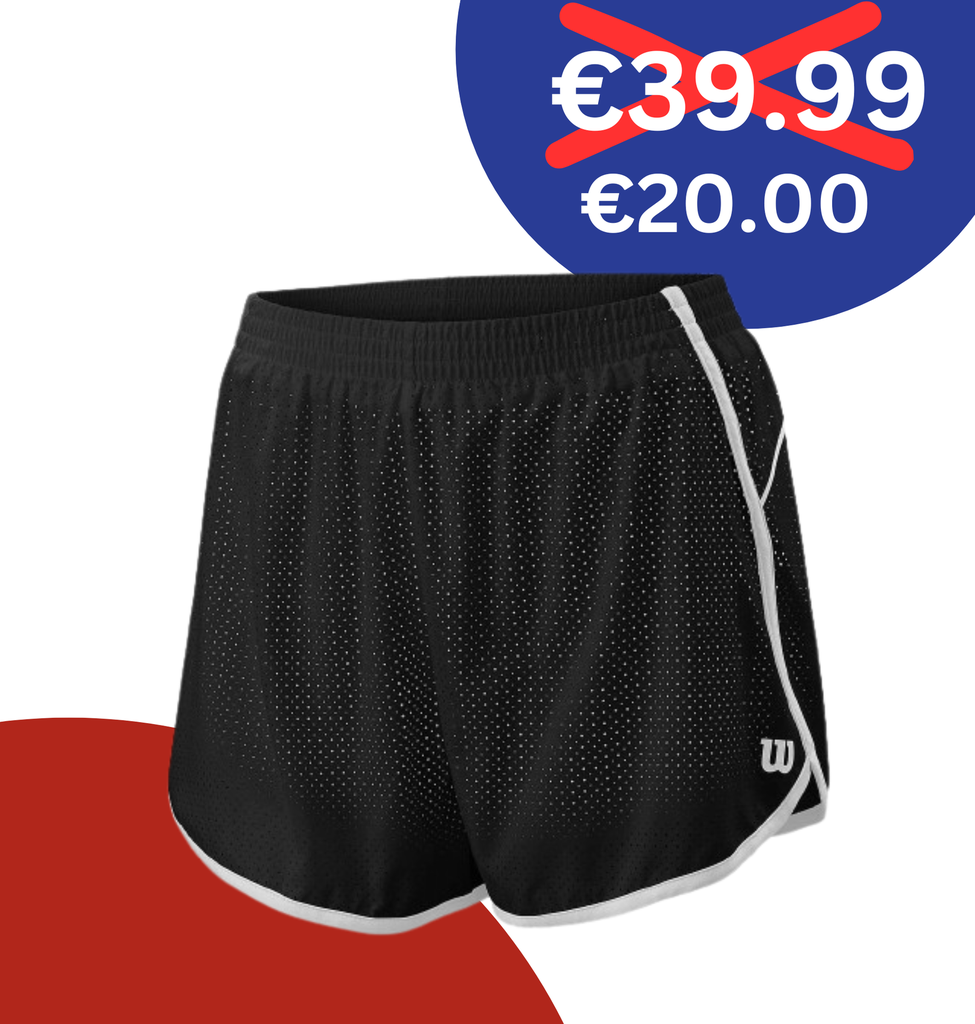 W COMPETITION WOVEN.5 SHORT BK/WH
