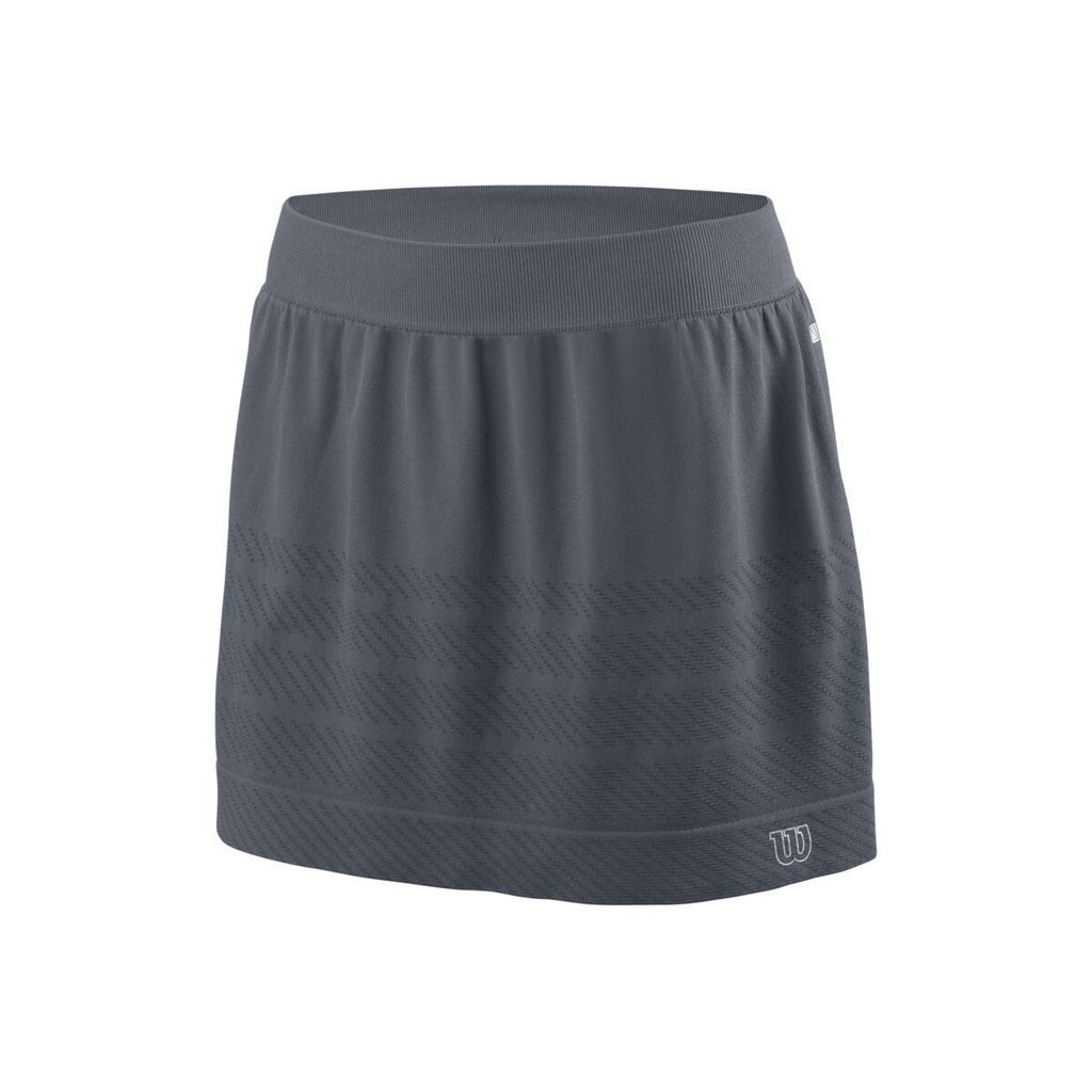 W PWR SMLS2.5 SKIRT DK GREY
