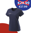 W TEAM II TECH TEE TEAM NAVY