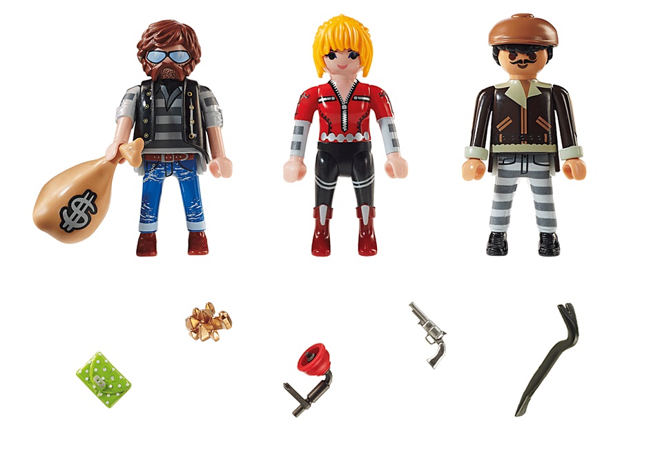 PLAYMOBIL CITY ACTION - THIEF FIGURE SET
