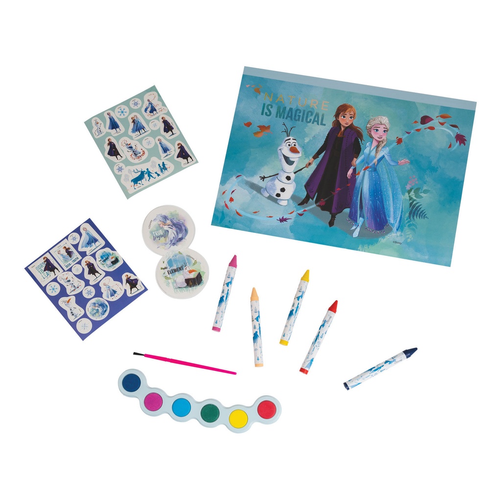 DRAWING SET TRANSPARENT BAG FROZEN