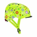 GLOBBER ΚΡΑΝΟΣ ELITE LIGHTS XS/S(48-53cm)LIME GREEN FLOWERS