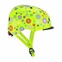 GLOBBER ΚΡΑΝΟΣ ELITE LIGHTS XS/S(48-53cm)LIME GREEN FLOWERS