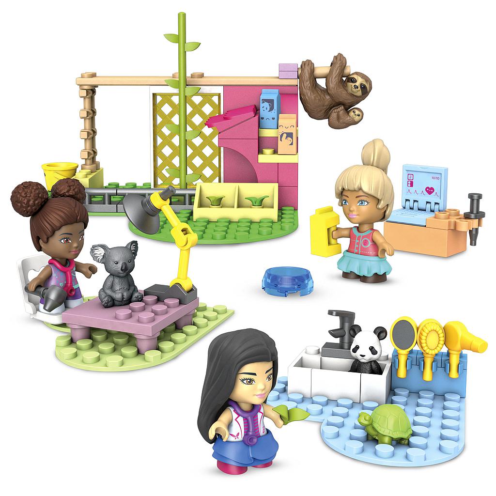 MEGA BLOKS - BARBIE IATREIO GIA ZOAKIA (90TMX)