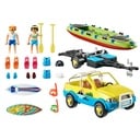 PLAYMOBIL FAMILY FUN - BEACH CAR WITH CANOE