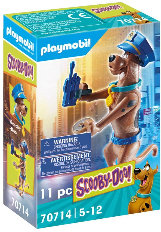 PLAYMOBIL SCOOBY-DOO - COLLECTIBLE POLICE FIGURE