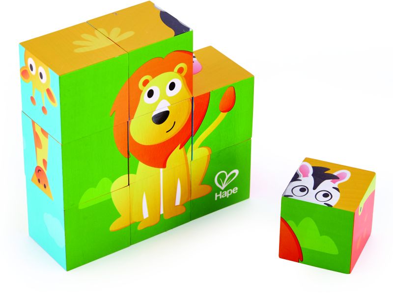 HAPE HAPPY PUZZLES ΞΥΛ.ΠΑΖΛ ΚΥΒΟΙ ΖΩΑΚΙΑ ΖΟΥΓΚΛΑΣ
