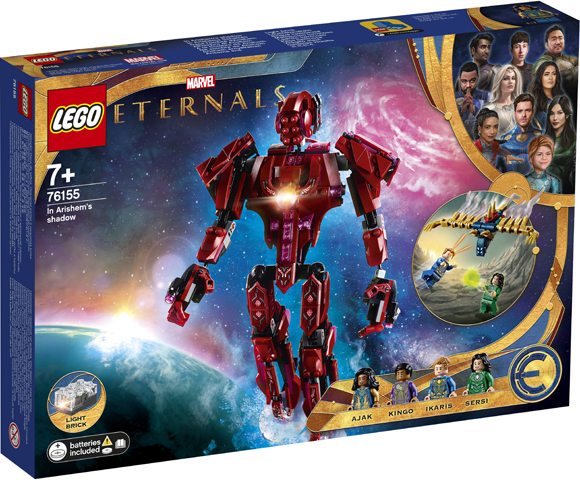 LEGO MARVER THE ETERNALS IN ARISHEM'S SHADOW 76155