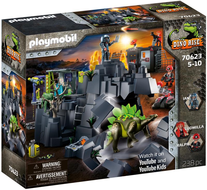 PLAYMOBIL DINO RISE - CRYSTAL MINE WITH LIGHT, SOUND & VIBRATION