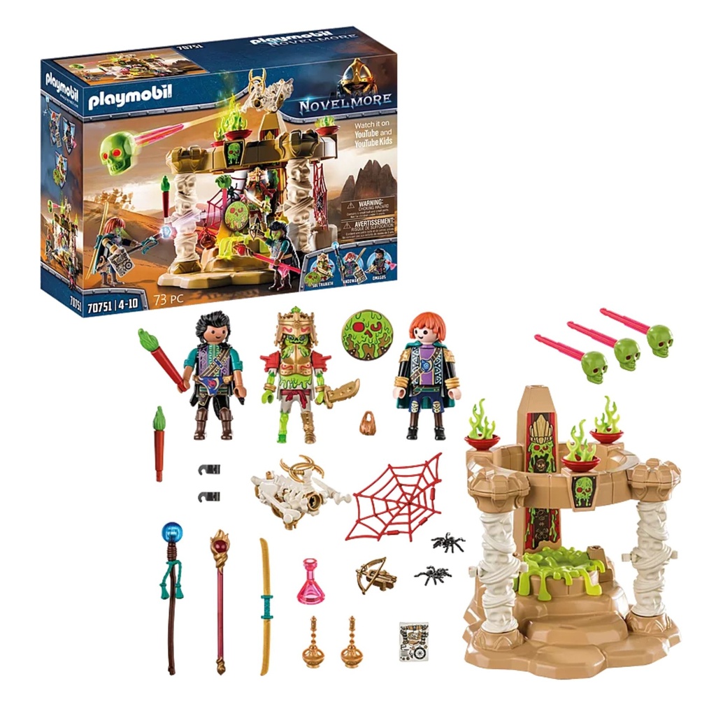PLAYMOBIL NOVELMORE - SAL'AHARI SANDS-SKELETON ARMY TEMPLE