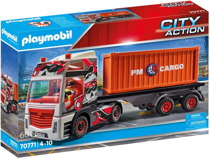 PLAYMOBIL CITY ACTION - CARGO TRUCK WITH CONTAINER