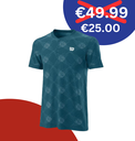 PWR SMLS HENLEY III BLUE CORAL/WH