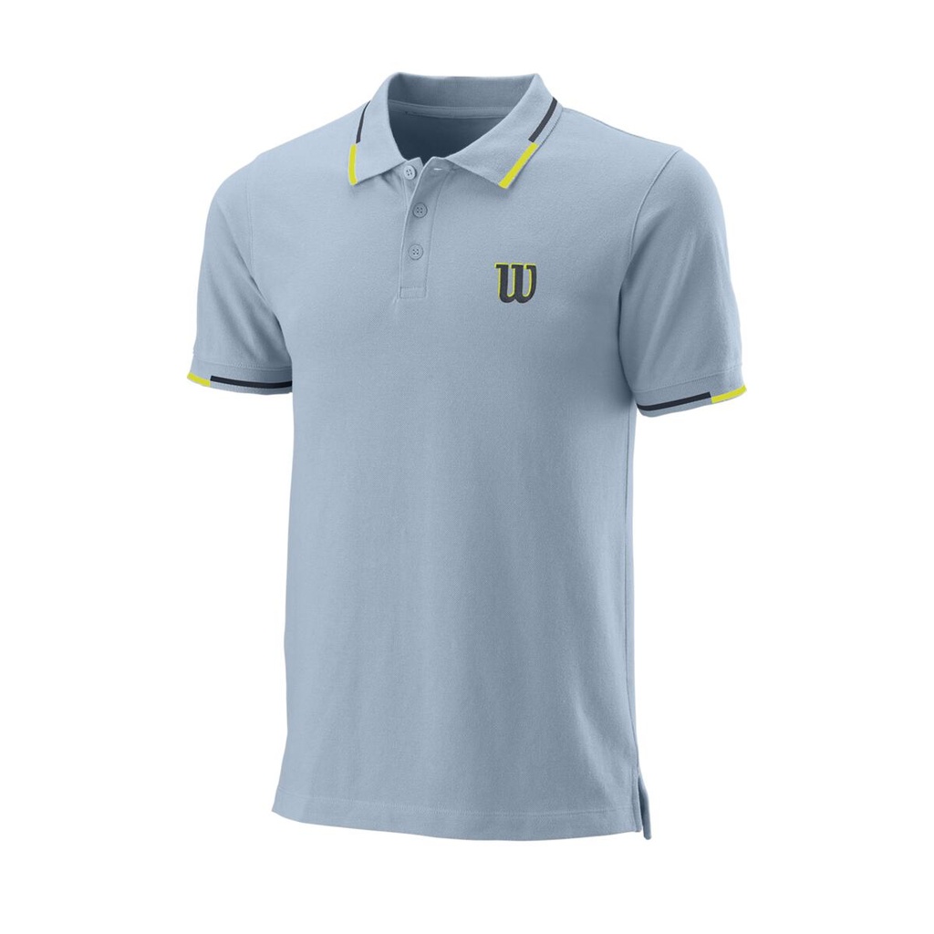 SCRIPT ECO CTN POLO-SLIMFIT BLUE FOG
