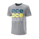 ACE ACE BABY TECH TEE HEATHER GR