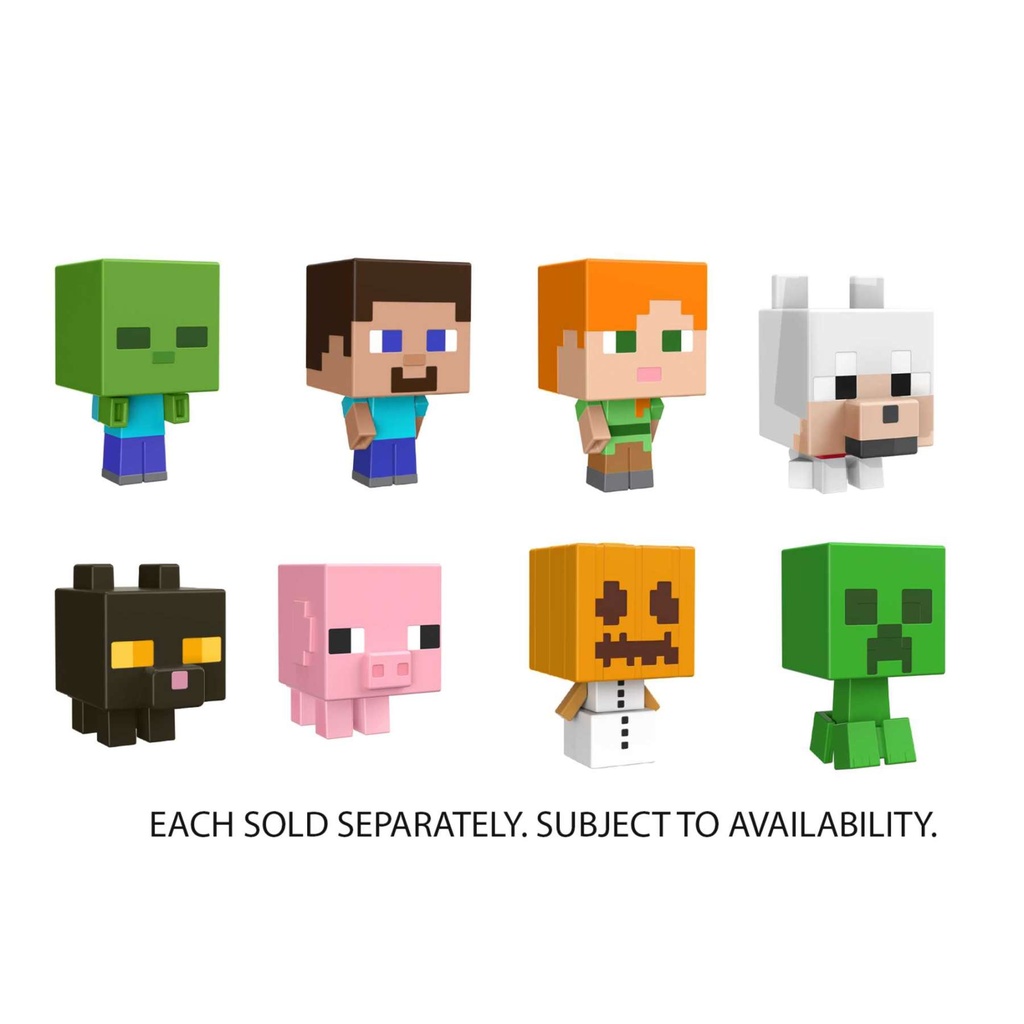 MINECRAFT MOB HEAD MINI FIGOYRES