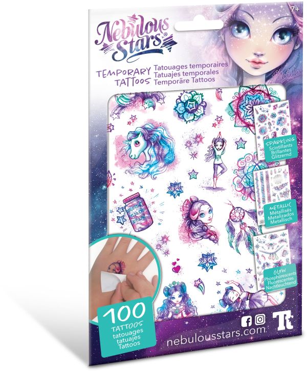 TWT NEBULOUS STARS TEMPORARY TATTOOS ASS.