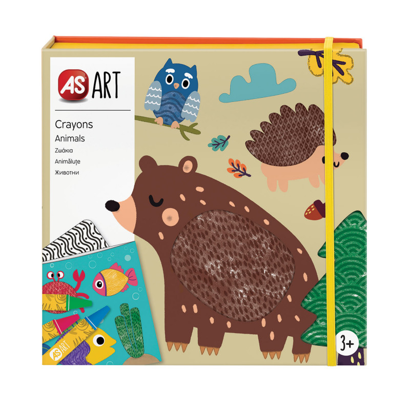 ART CRAYONS ANIMALS