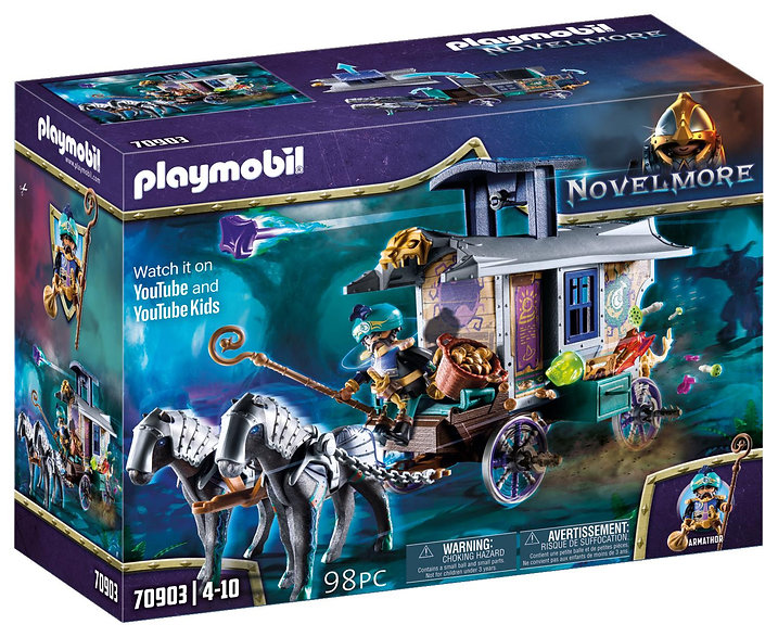 PLAYMOBIL NOVELMORE - VIOLET VALE-MERCHANT CARRIAGE