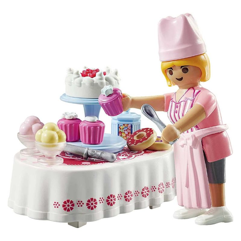 PLAYMOBIL SPECIAL PLUS - BAKER WITH DESSERT TABLE