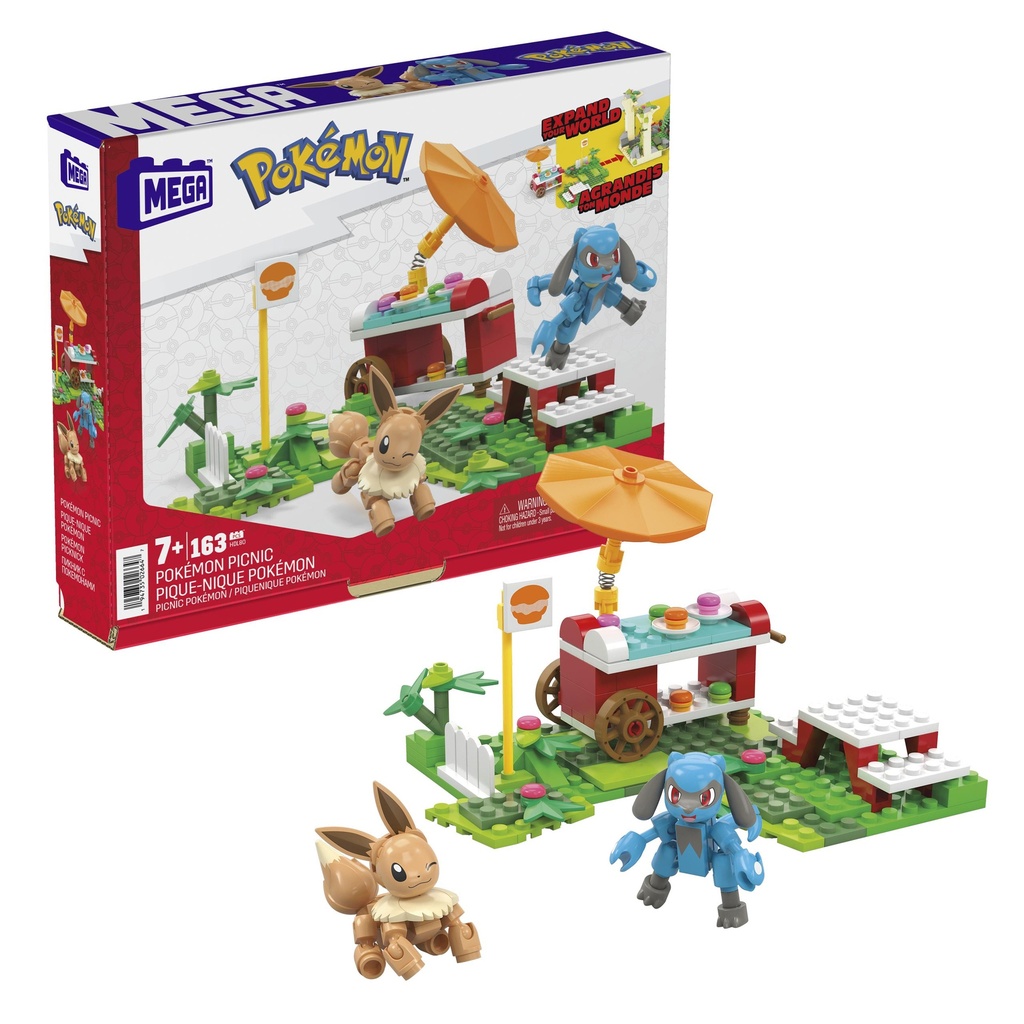 MEGA BLOKS - POKEMON ADVENTURE BUILDER POKE PUFF PICNIC